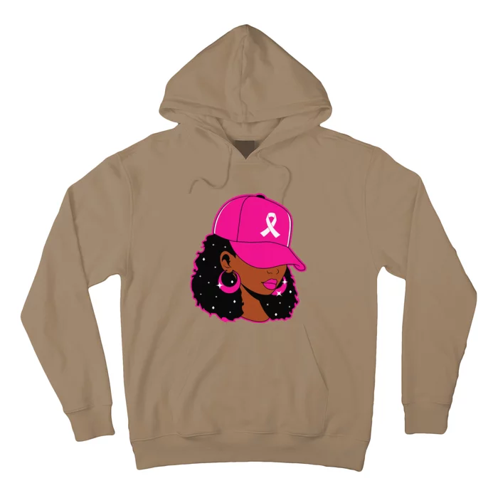 Black Women P.Ink Breast Cancer Awareness Warrior Gift Hoodie