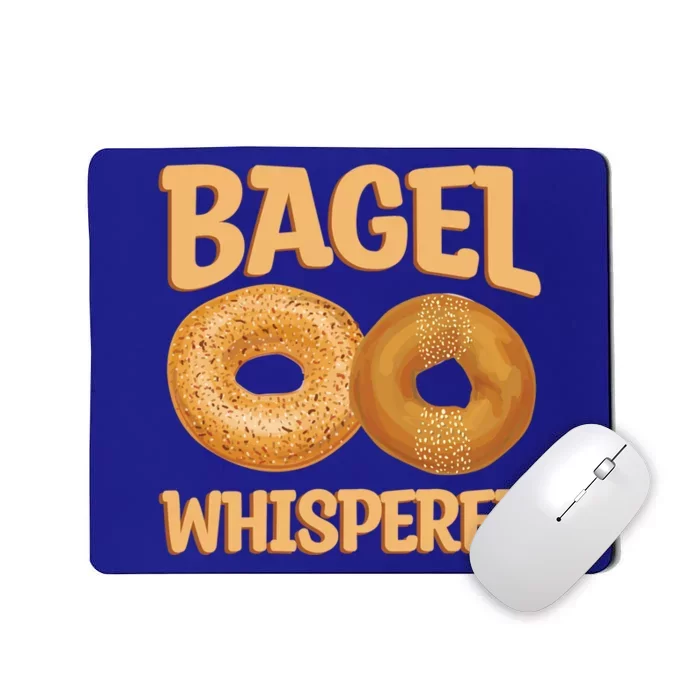 Bagel Whisperer Quote Bagel Lover Cute Gift Mousepad