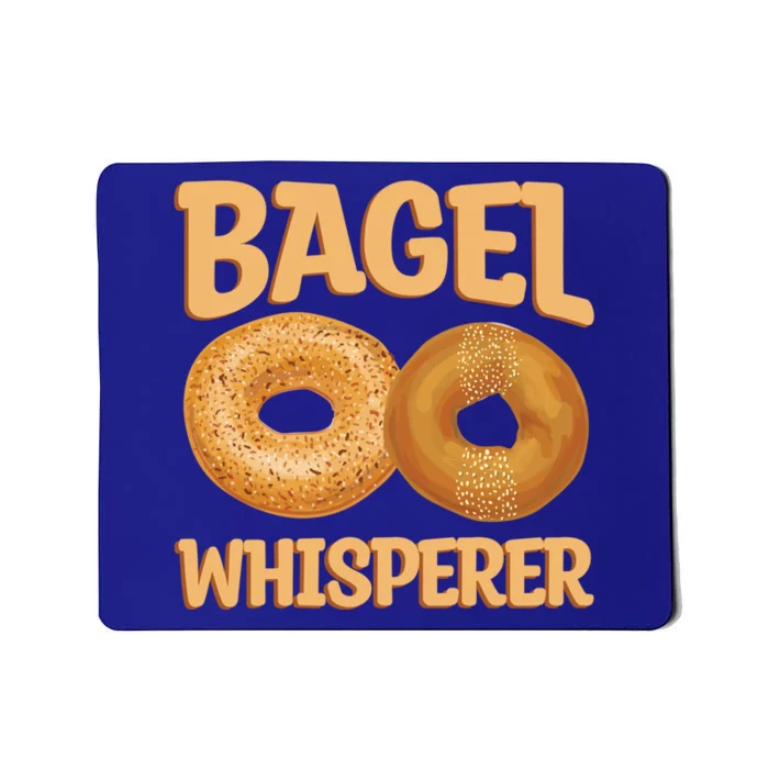 Bagel Whisperer Quote Bagel Lover Cute Gift Mousepad