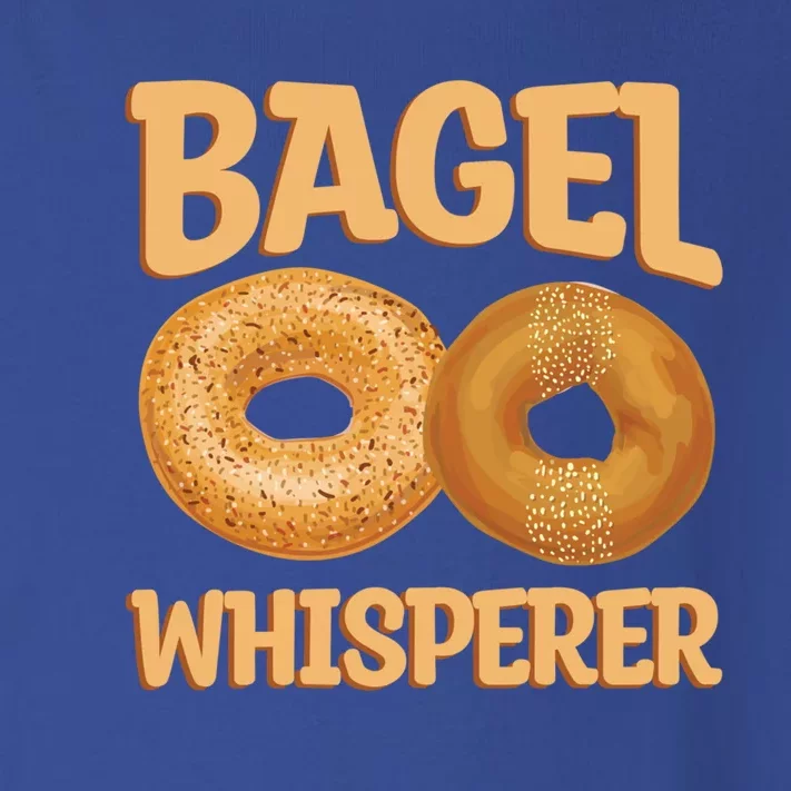 Bagel Whisperer Quote Bagel Lover Cute Gift Toddler Long Sleeve Shirt