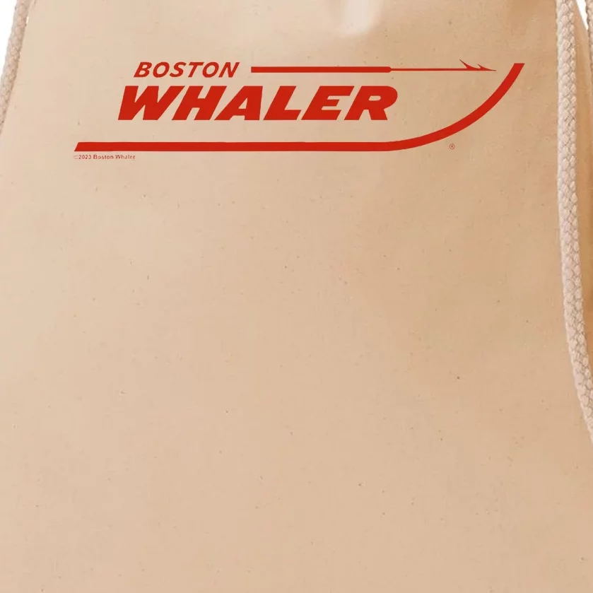 Boston Whaler Red Drawstring Bag