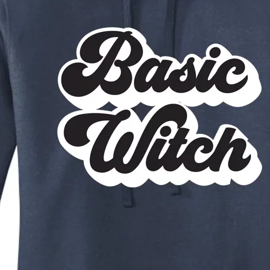 Basic Witch Retro Funny Cool Gift Women's Pullover Hoodie