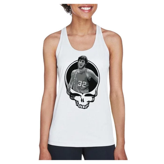 Bill Walton Rip Grateful Big Bill Walton Dead Women's Racerback Tank