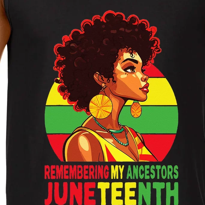 Black Women Remembering My Ancestors Juneteenth Comfort Colors® Tank Top