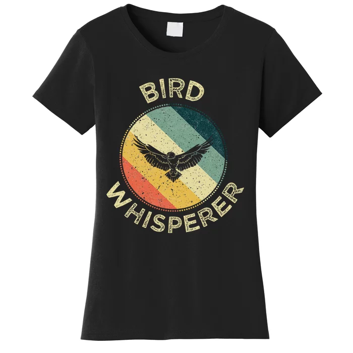 Bird Whisperer Retro Vintage Zoologist Birds Lover Women's T-Shirt