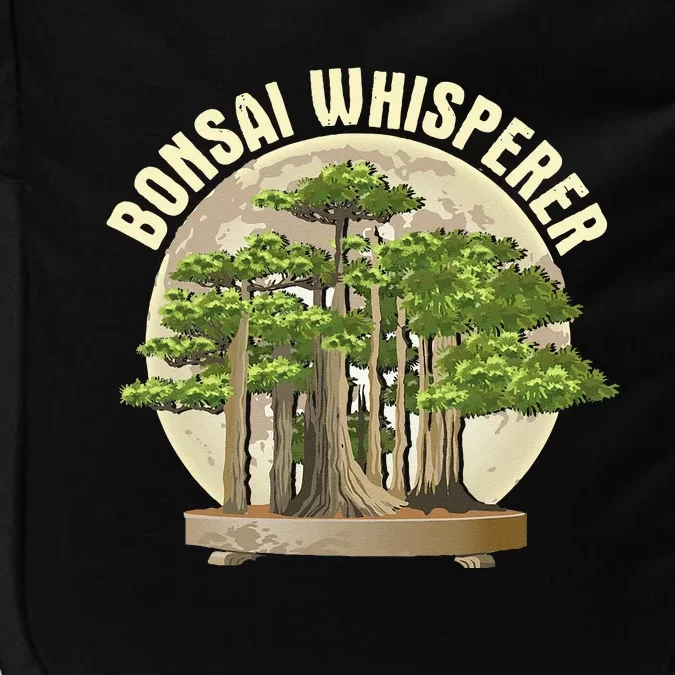 Bonsai Whisperer Retro Gardener Nature Bonsai Tree Lover Impact Tech Backpack