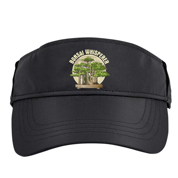 Bonsai Whisperer Retro Gardener Nature Bonsai Tree Lover Adult Drive Performance Visor