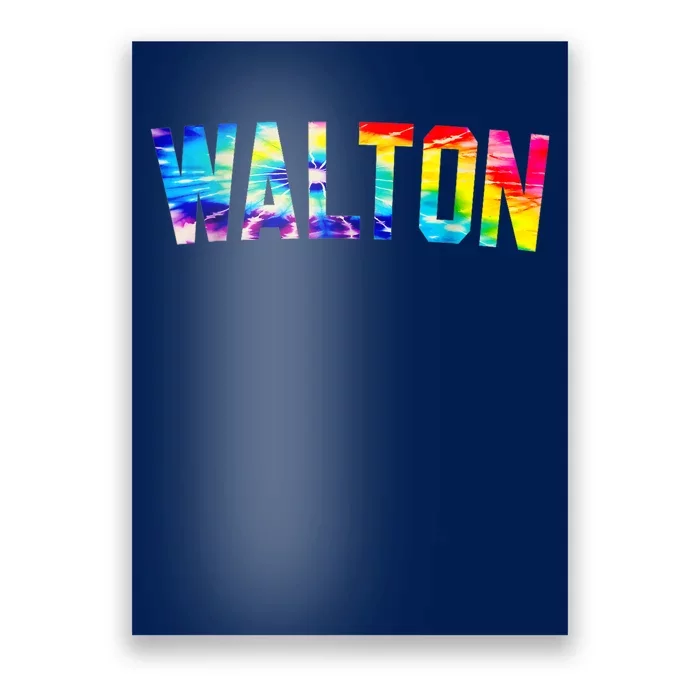 Bill Walton Rip Jay Bilas Tie Dye Poster