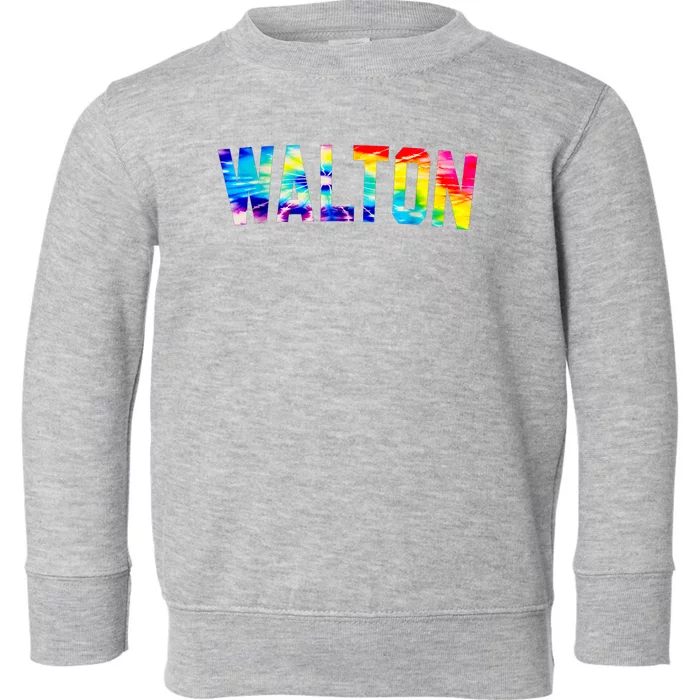 Bill Walton Rip Jay Bilas Tie Dye Toddler Sweatshirt