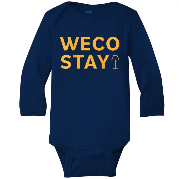 Basic We Stay Together Moto Baby Long Sleeve Bodysuit