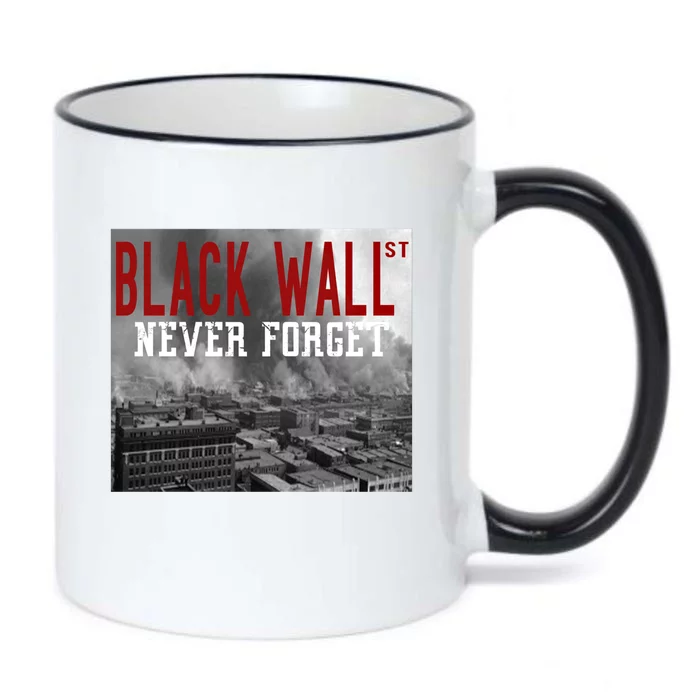 Black Wall Street Never Forget Our History Black Wall Street Gift Black Color Changing Mug