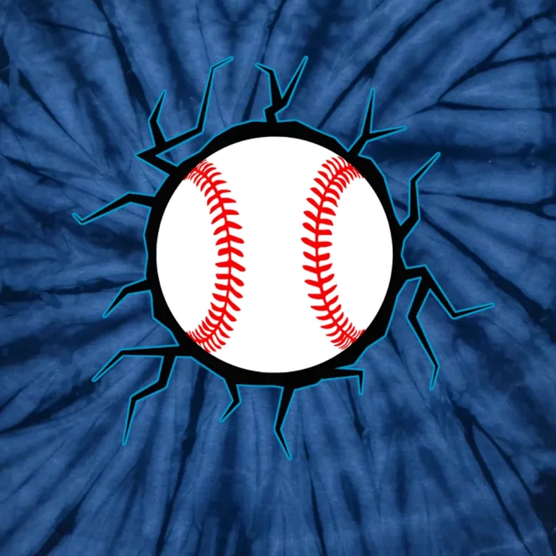 Baseball Window Smash Tie-Dye T-Shirt