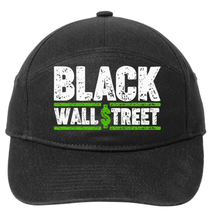 Black Wall Street 7-Panel Snapback Hat