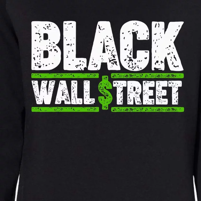 Black Wall Street Womens California Wash Sweatshirt