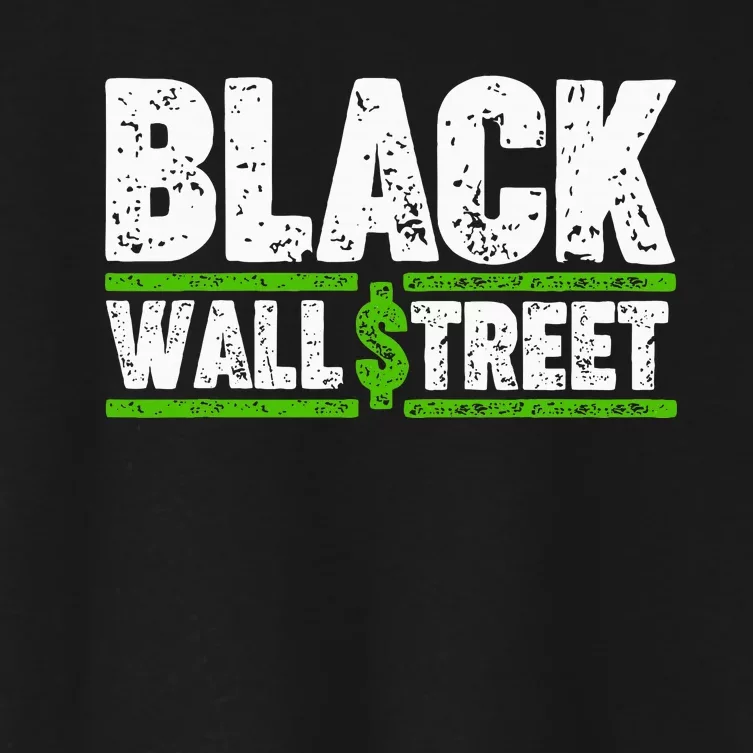 Black Wall Street Women's Crop Top Tee