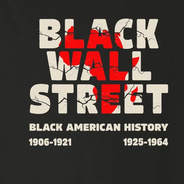 Black Wall Street Tulsa African Juneteenth Black Wall Street Toddler Long Sleeve Shirt