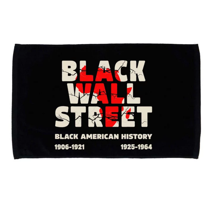 Black Wall Street Tulsa African Juneteenth Black Wall Street Microfiber Hand Towel