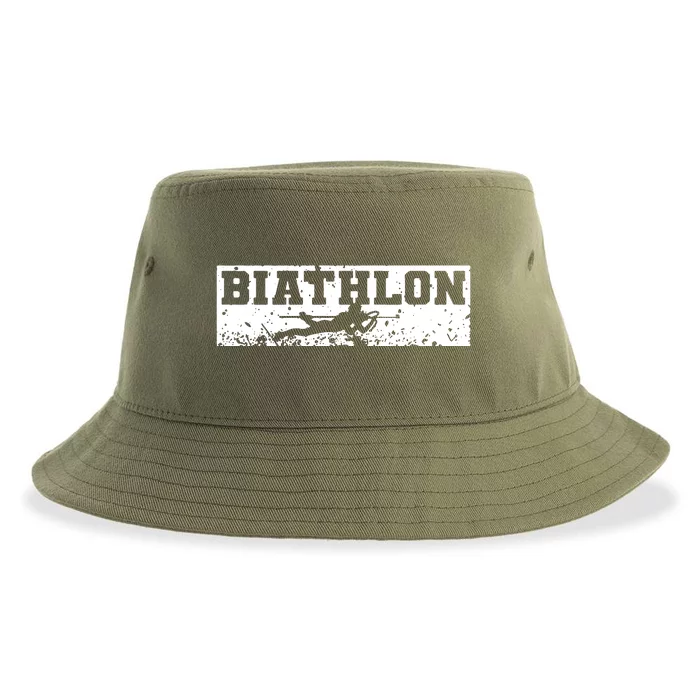 Biathlon Winter Sport Sustainable Bucket Hat