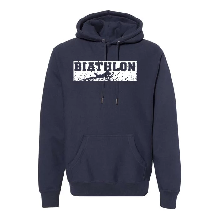 Biathlon Winter Sport Premium Hoodie