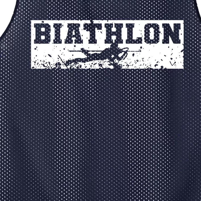 Biathlon Winter Sport Mesh Reversible Basketball Jersey Tank