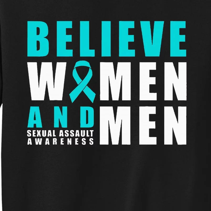 Belive Women & Sexual Assault Awareness Ribbon Sweatshirt