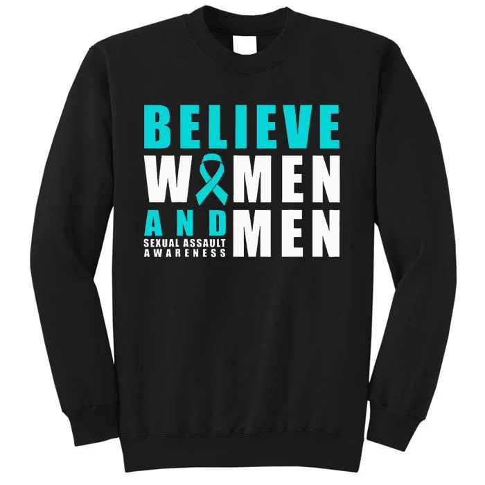 Belive Women & Sexual Assault Awareness Ribbon Sweatshirt