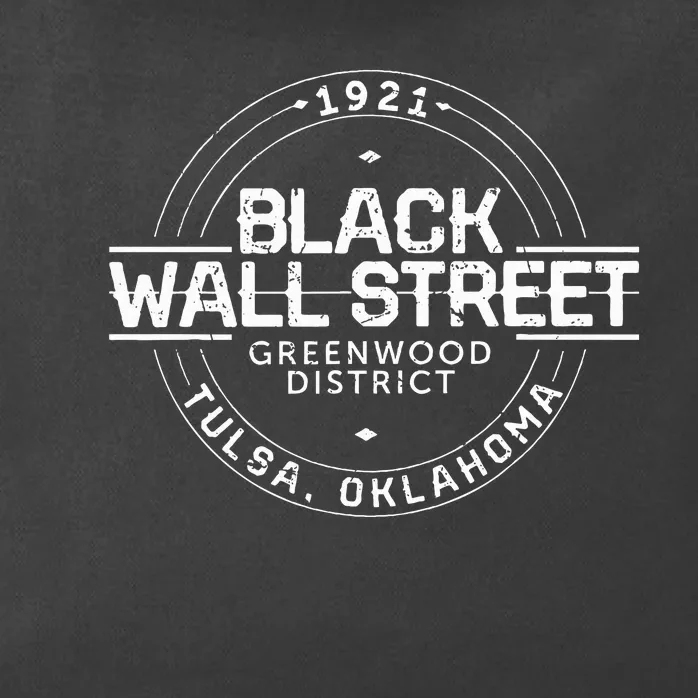 Black Wall Street Greenwood District Tulsa Oklahoma 1921 Zip Tote Bag