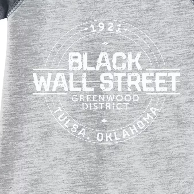 Black Wall Street Greenwood District Tulsa Oklahoma 1921 Infant Baby Jersey Bodysuit