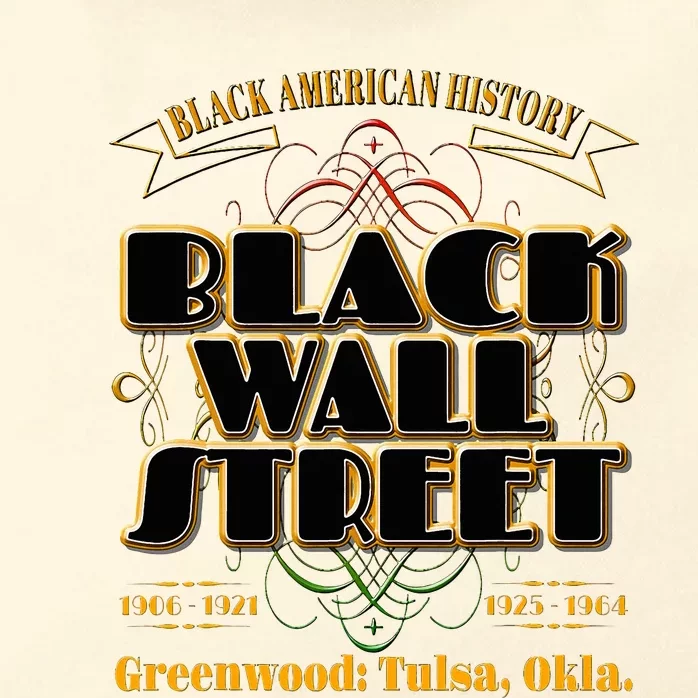 Black Wall Street Greenwood Tulsa Oklahoma History Zip Tote Bag