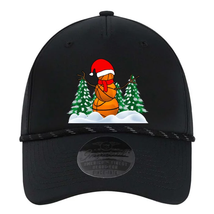 Basketball Winter Snowman Santa Performance The Dyno Cap