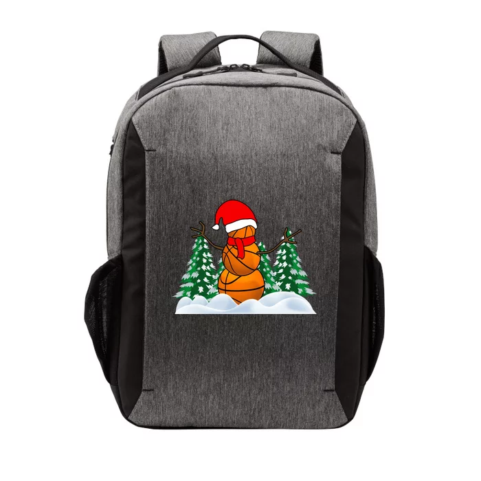 Basketball Winter Snowman Santa Vector Backpack