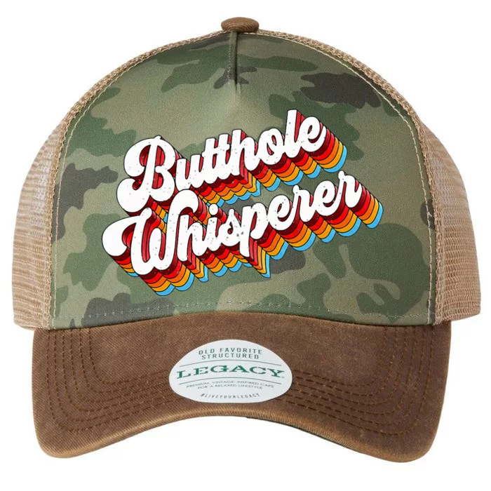 Butthole Whisperer Sarcastic Jokes Legacy Tie Dye Trucker Hat