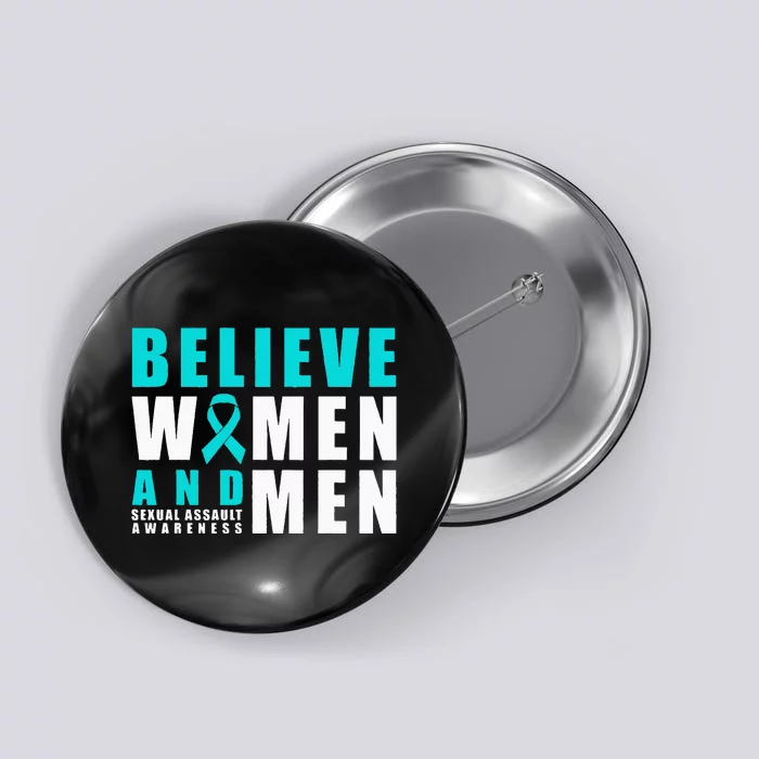 Belive Women & Sexual Assault Awareness Ribbon Button