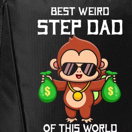 Best Weird Step Dad Out Of This World Proud Fathers Humor Cute Gift City Backpack