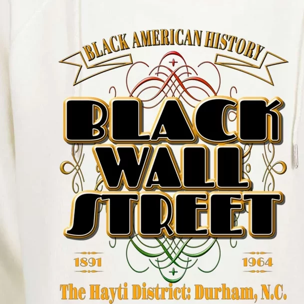 Black Wall Street The Hayti District: Durham N C Meaningful Gift Womens Funnel Neck Pullover Hood