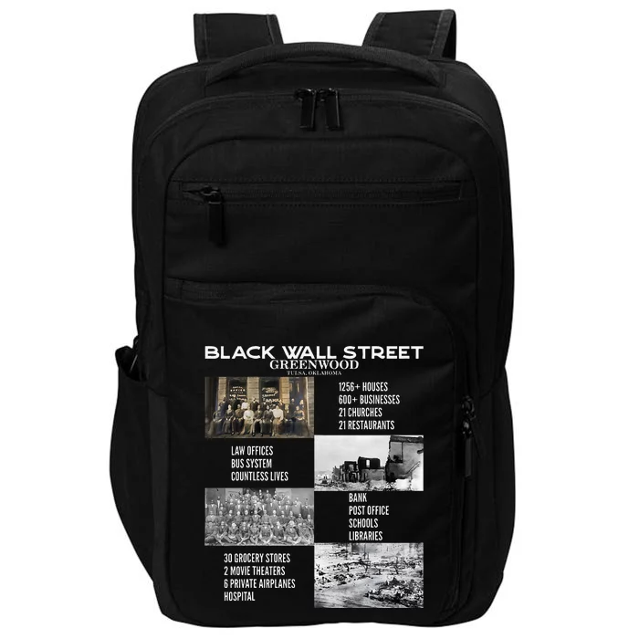 Black Wall Street African American Black History And Legacy Impact Tech Backpack