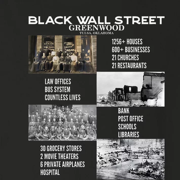 Black Wall Street African American Black History And Legacy Toddler Long Sleeve Shirt