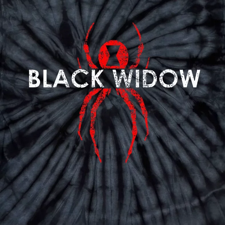 Black Widow Spider Gift Tie-Dye T-Shirt