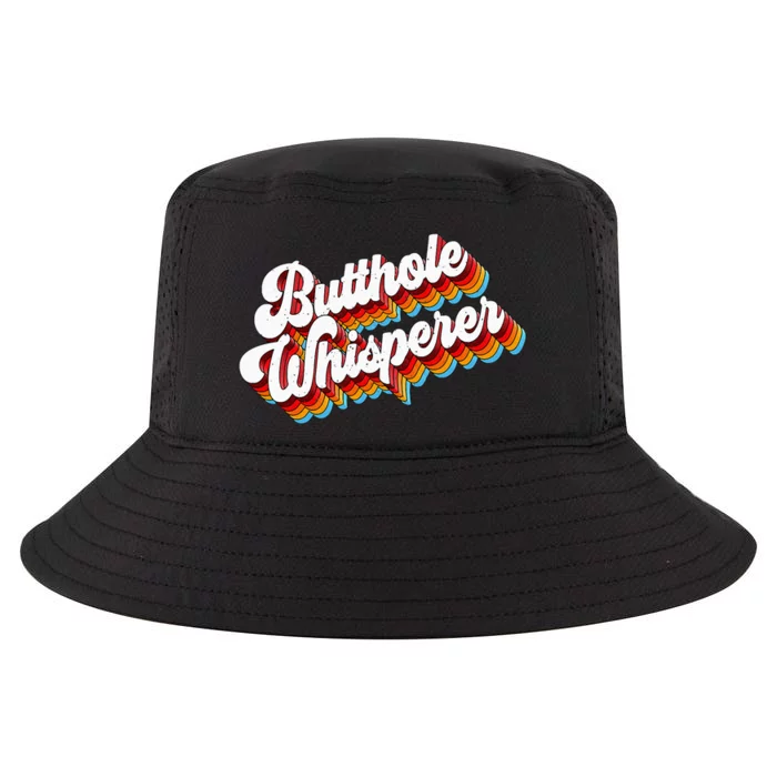 Butthole Whisperer Sarcastic Jokes Retro Cool Comfort Performance Bucket Hat