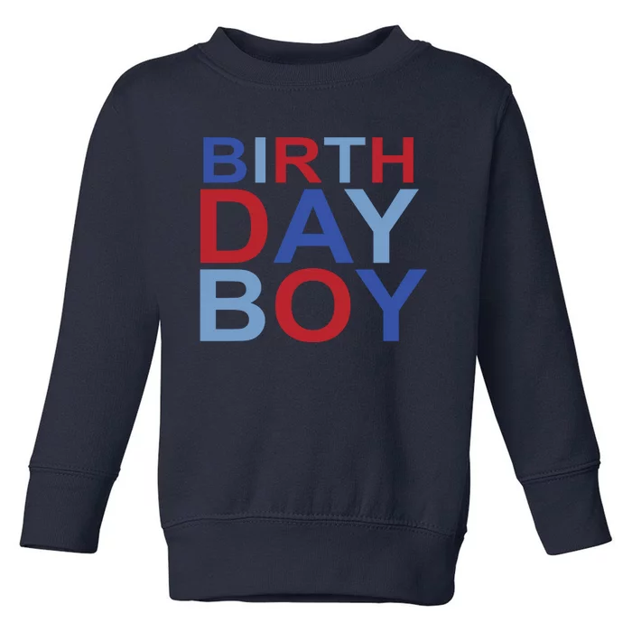 Boys With Sugar Boutique Birthday Boy Patriotic Birthday Toddler Sweatshirt