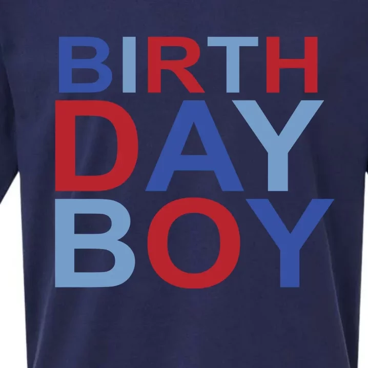 Boys With Sugar Boutique Birthday Boy Patriotic Birthday Sueded Cloud Jersey T-Shirt