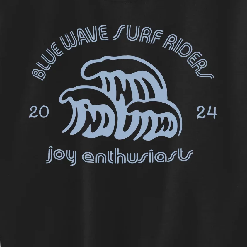 Blue Wave Surf Riders Joyful Warriors Harris Kids Sweatshirt