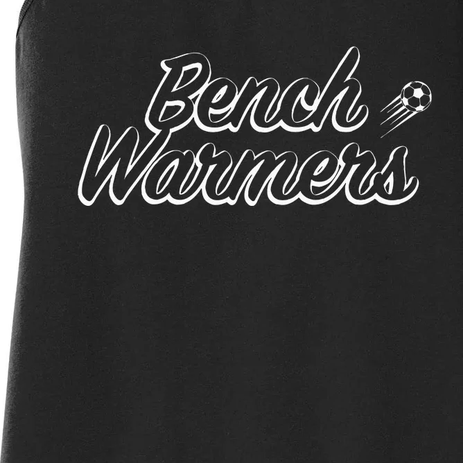 Bench Warmers Soccer Sports Women's Racerback Tank