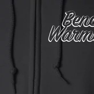 Bench Warmers Soccer Sports Full Zip Hoodie