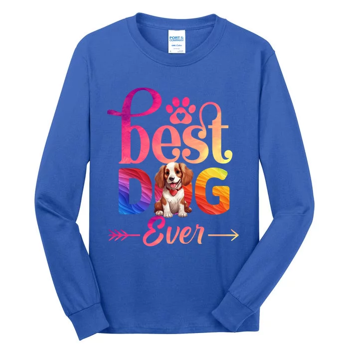 Best Welsh Springer Spaniel Dog Ever Mom Dad Love Gift Tall Long Sleeve T-Shirt