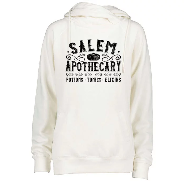 Basic Witch Salem Apothecary Herbalist Elixir Tonic Potion Gift Womens Funnel Neck Pullover Hood