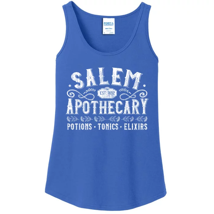 Basic Witch Salem Apothecary Herbalist Elixir Tonic Potion Gift Ladies Essential Tank