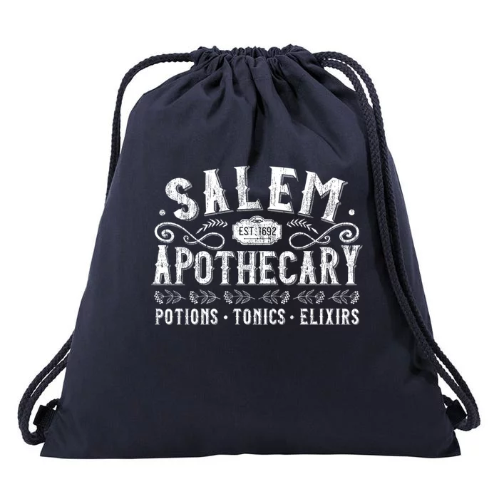 Basic Witch Salem Apothecary Herbalist Elixir Tonic Potion Gift Drawstring Bag