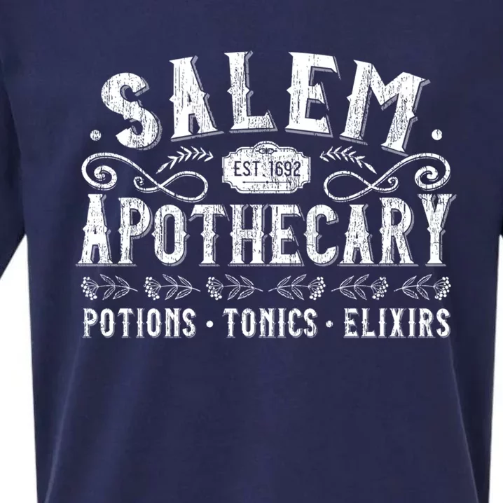 Basic Witch Salem Apothecary Herbalist Elixir Tonic Potion Gift Sueded Cloud Jersey T-Shirt