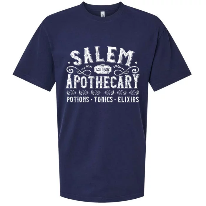 Basic Witch Salem Apothecary Herbalist Elixir Tonic Potion Gift Sueded Cloud Jersey T-Shirt